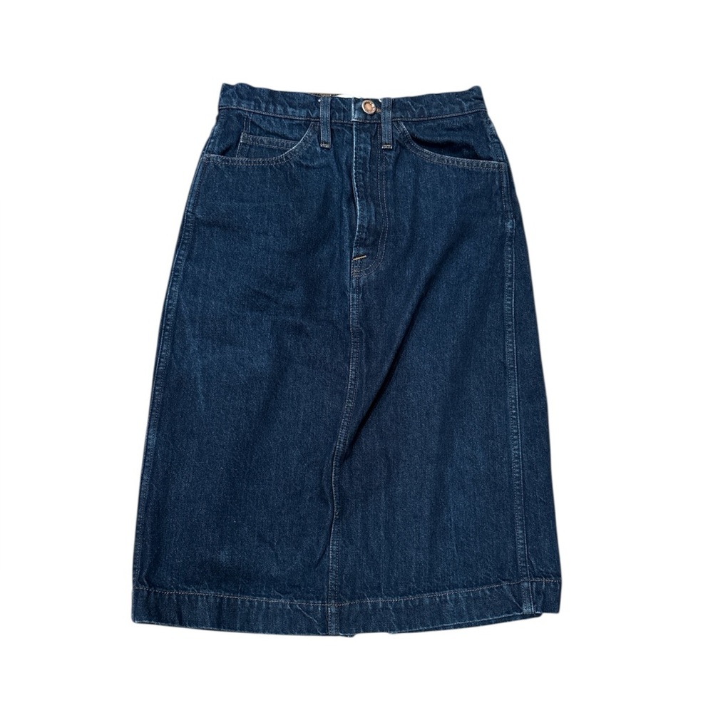 Frame Denim Midi Skirt